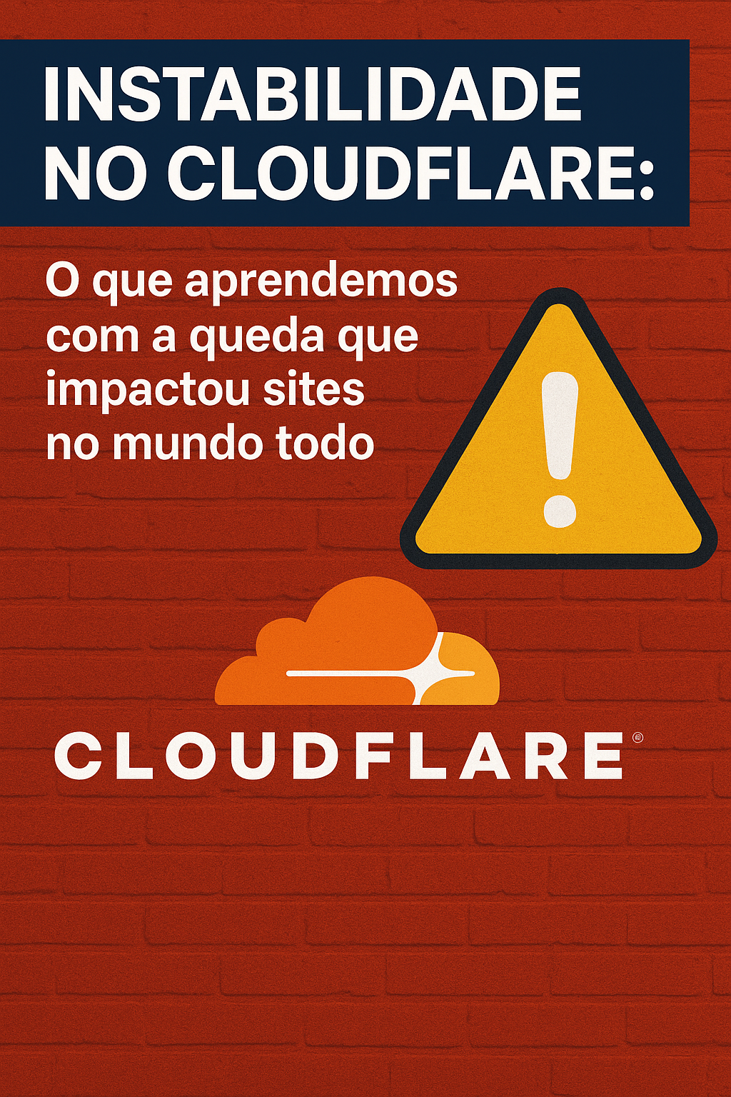 Instabilidade no Cloudflare